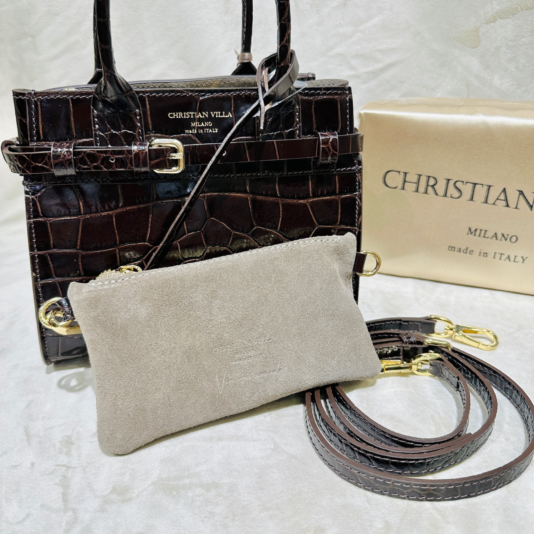 【関税込】Christian Villa グウェン・スモール 2Way バッグ 関税込】Christian Villa グウェン・スモール 2Way バッグ