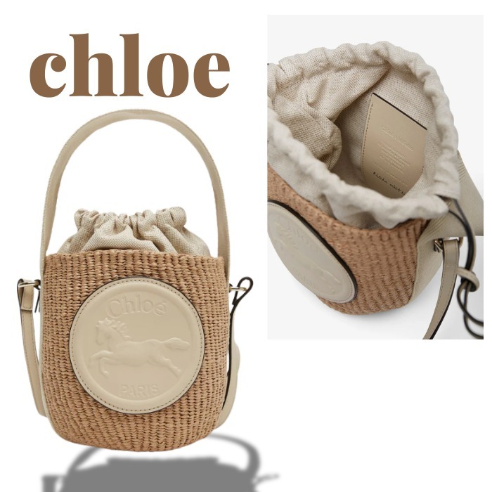 ★Chloeクロエ★「Horse Medal」スモールバスケットバッグ