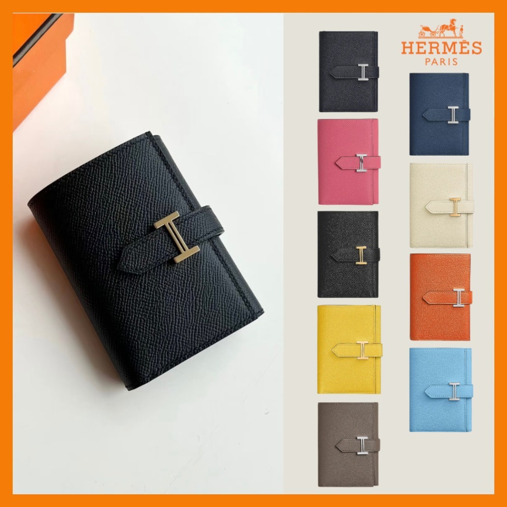 【入手困難♪】HERMES★ 三つ折り財布ベアン コンビネ