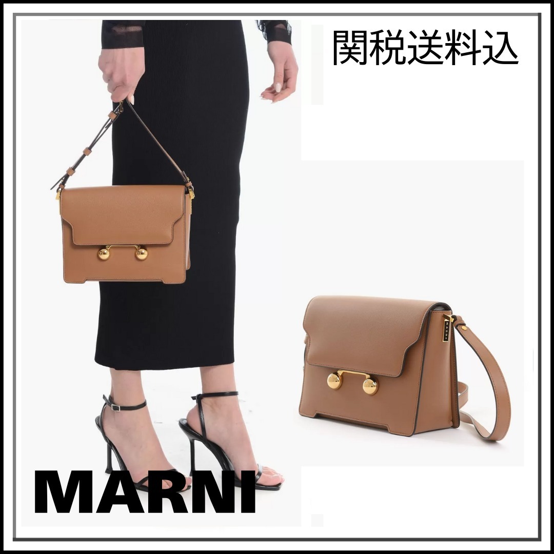 【関税送料込み】MARNIトランカルーミディアムショルダーバッグ