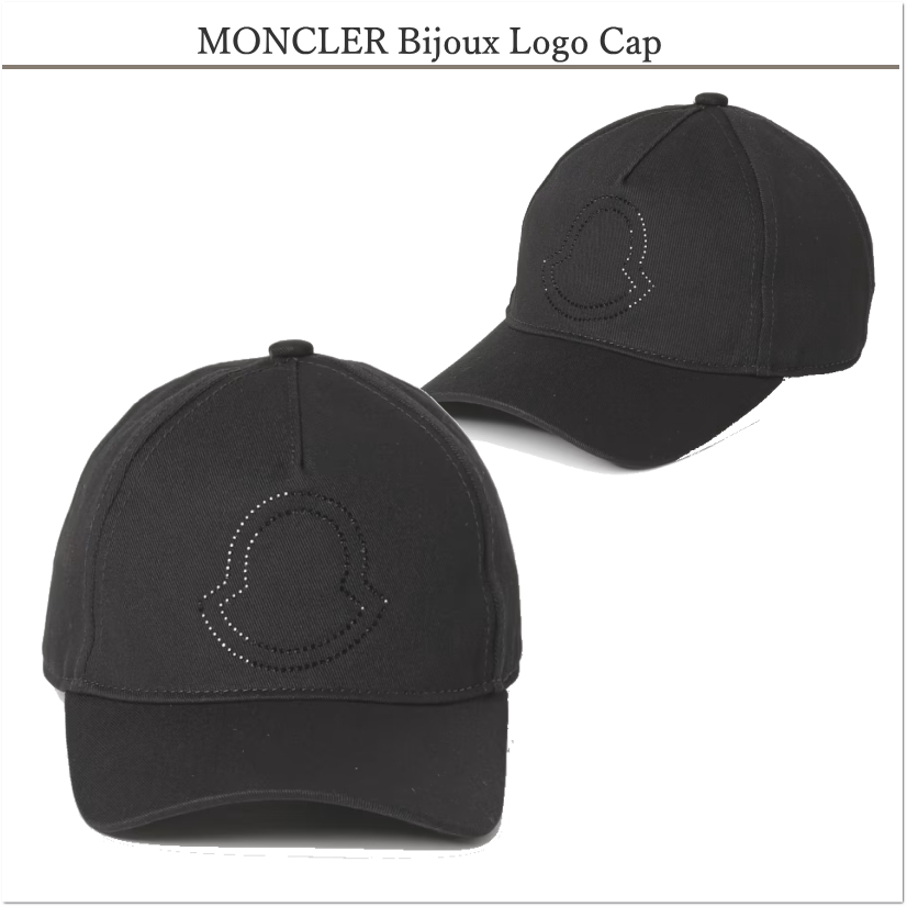 VIPsale★moncler ビジューロゴベースボールキャップ【関税込】