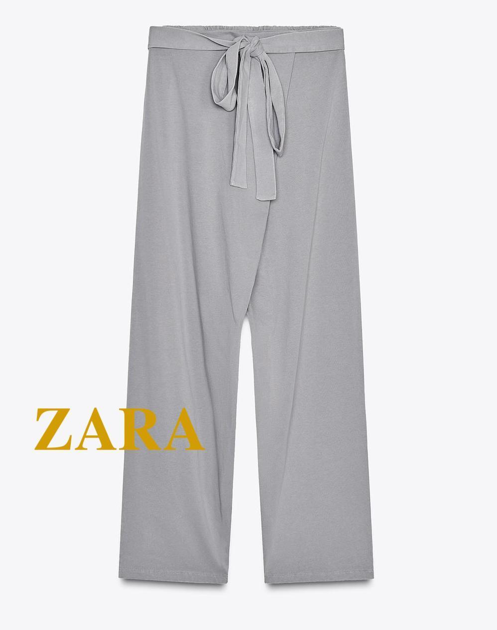 ☆ドイツ発*ZARA*新作*パレオパンツ/BLUE-GREY☆