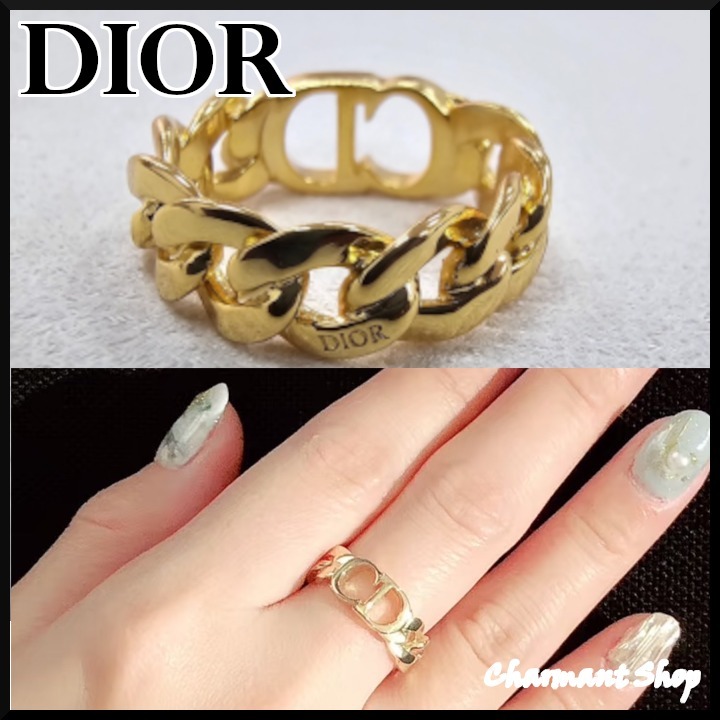 【DIOR】☆メンズにもおすすめ☆CD Icon チェーンリンク リング