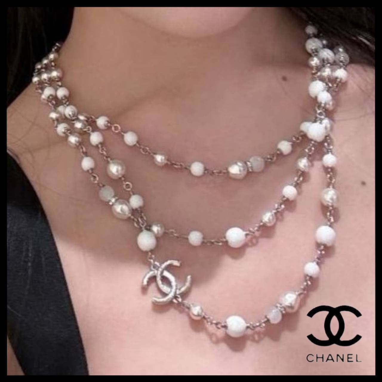 国内発送【上品でエレガントなロングサイズ】CHANEL ネックレス