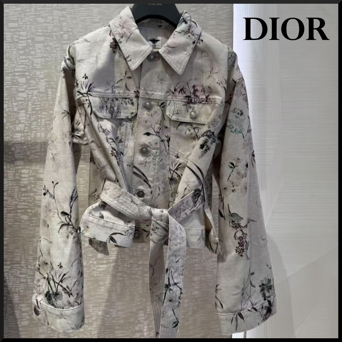 【エレガント☆】Dior ベルト付き ショートジャケット