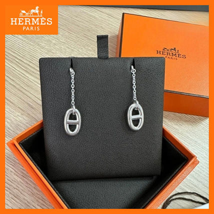 国内入手困難♡ HERMES シルバーピアス ファランドール シルバー（銀色）系 HERMES Farandole(エルメス ファランドール