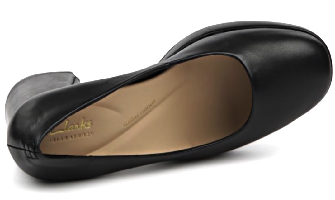 Clarks プラットフォーム パンプス ヒール 8.5cm オフィス