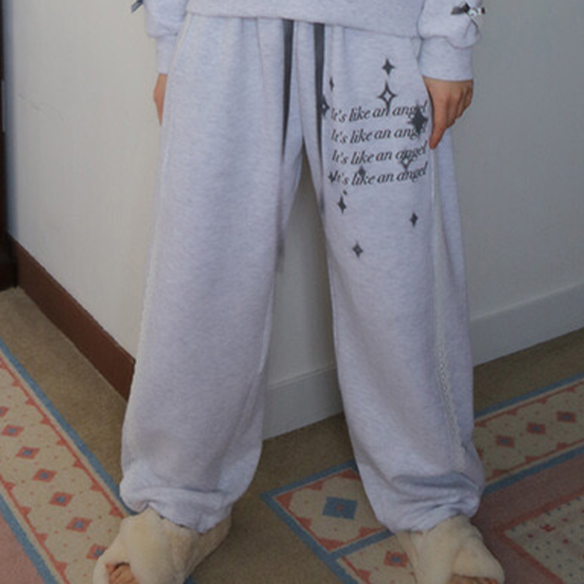 ★NOFFICIALNOFFICE★LACE POINT ANGEL STRING PANTS★正規品