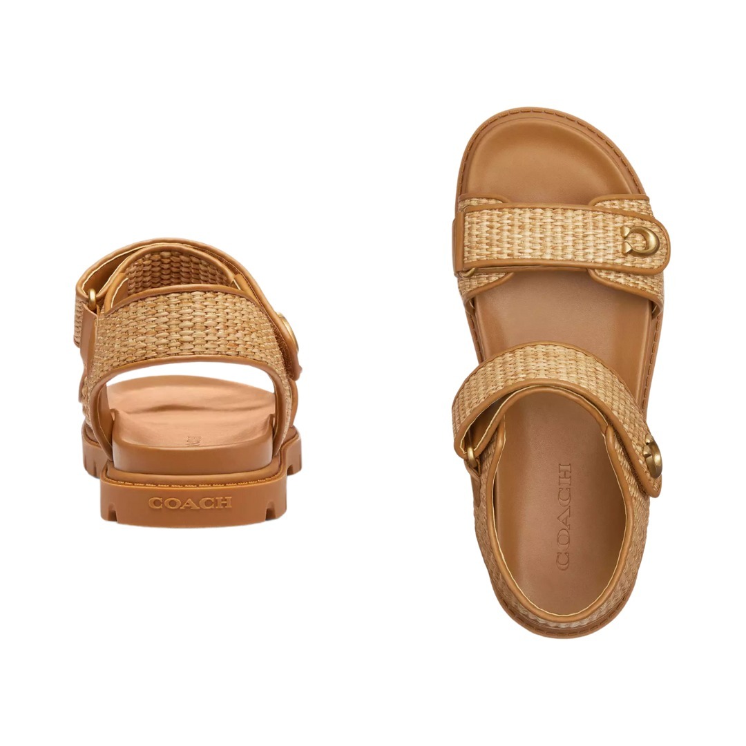 【COACH】Brynn Sandal ロゴ ブリン サンダル COACH】Brynn Sandal ブリン サンダル