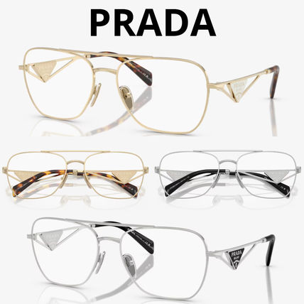 50%OFF メガネケース シルバー（銀色）系 PRADA(プラダ) レディース 小物