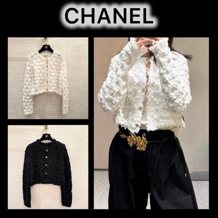 ホワイト（白）系 L CHANEL(シャネル) トップス(レディース