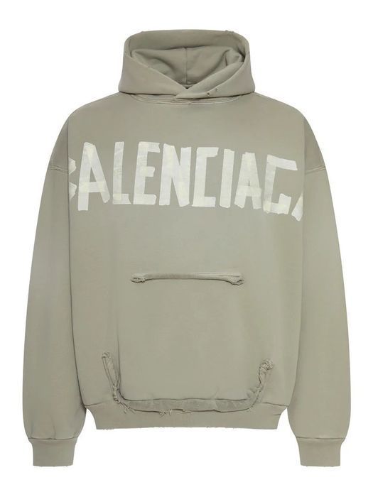 ALENCIAGA+Tape Type リップド ポケット Hoodie