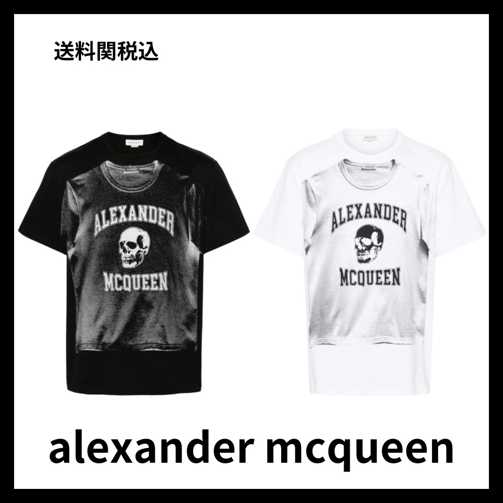 関税送料込【alexander mcqueen】グラフィティTシャツ