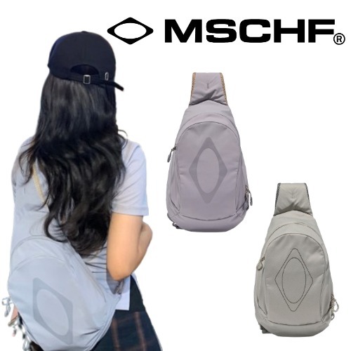 [MISCHIEF] RHOMBUS POCKET SLING BAG 2COLORS 韓国 人気