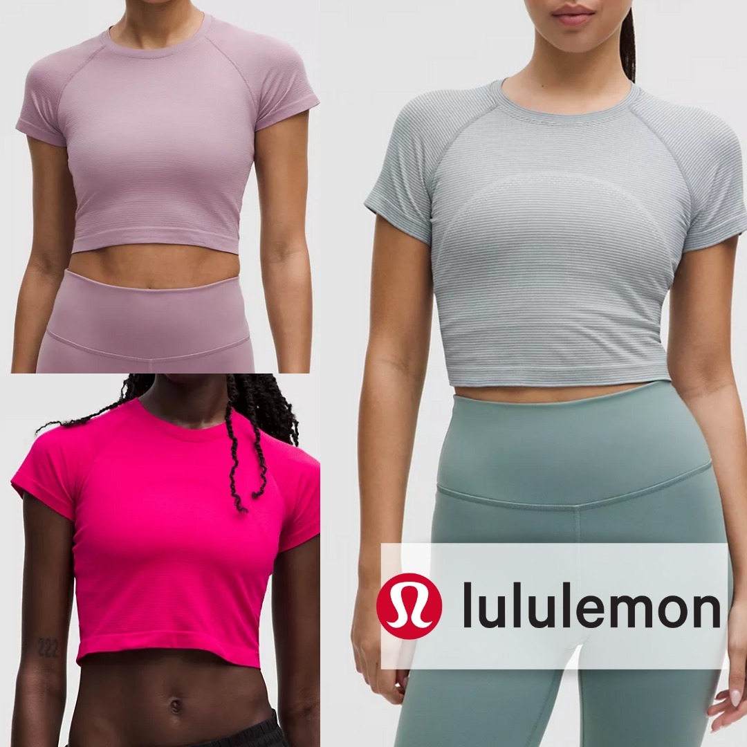 【lululemon】セール☆Tシャツ Swiftly Tech 半袖☆クロップ丈