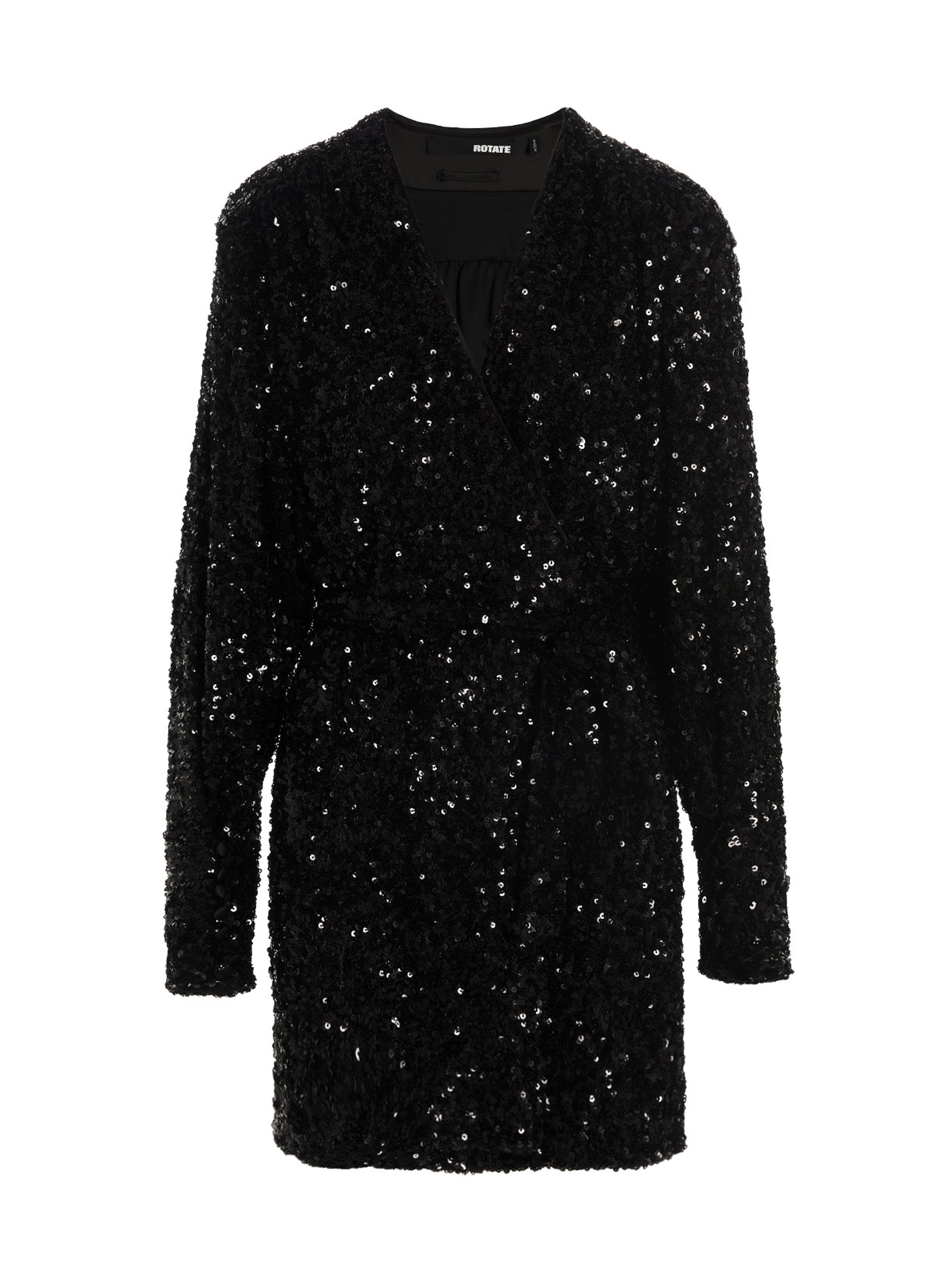 ワンピース ROTATE BIRGER CHRISTENSEN Sequin minidress Black