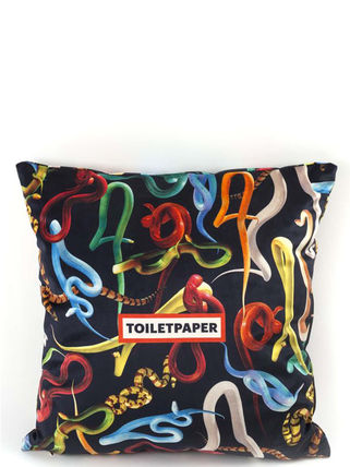 あすか セレッティ SELETTI TOILETPAPER クッション 未上陸◇お洒落◇SELETTI TOILETPAPERコラボ クッションカバー
