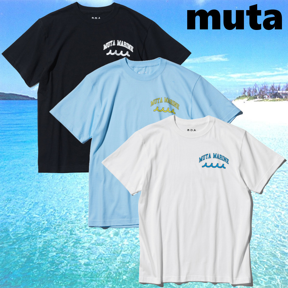 完売前に【muta MARINE×ACANTHUS】カレッジロゴ Tシャツ