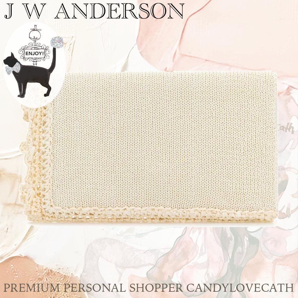 トートバッグ JW ANDERSON Ivory Crochet Clutch