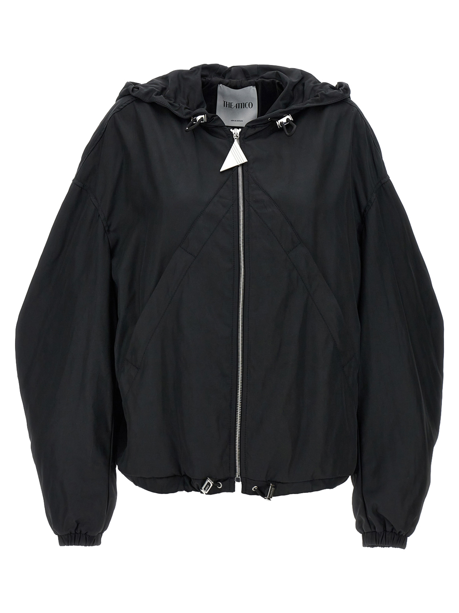 アウターその他 THE ATTICO Hooded bomber jacket Black