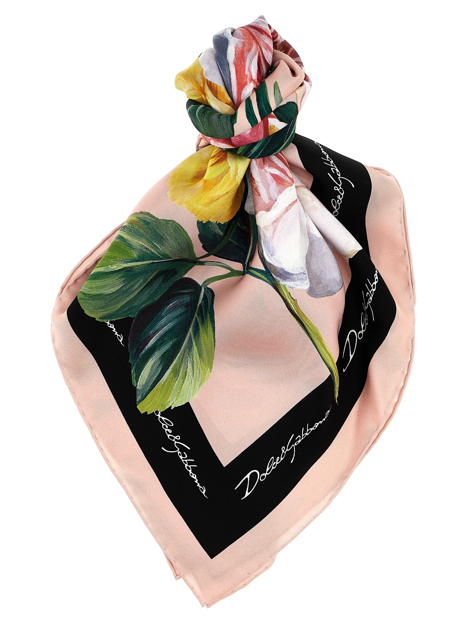 スカーフ DOLCE & GABBANA Silk scarf Multicolor