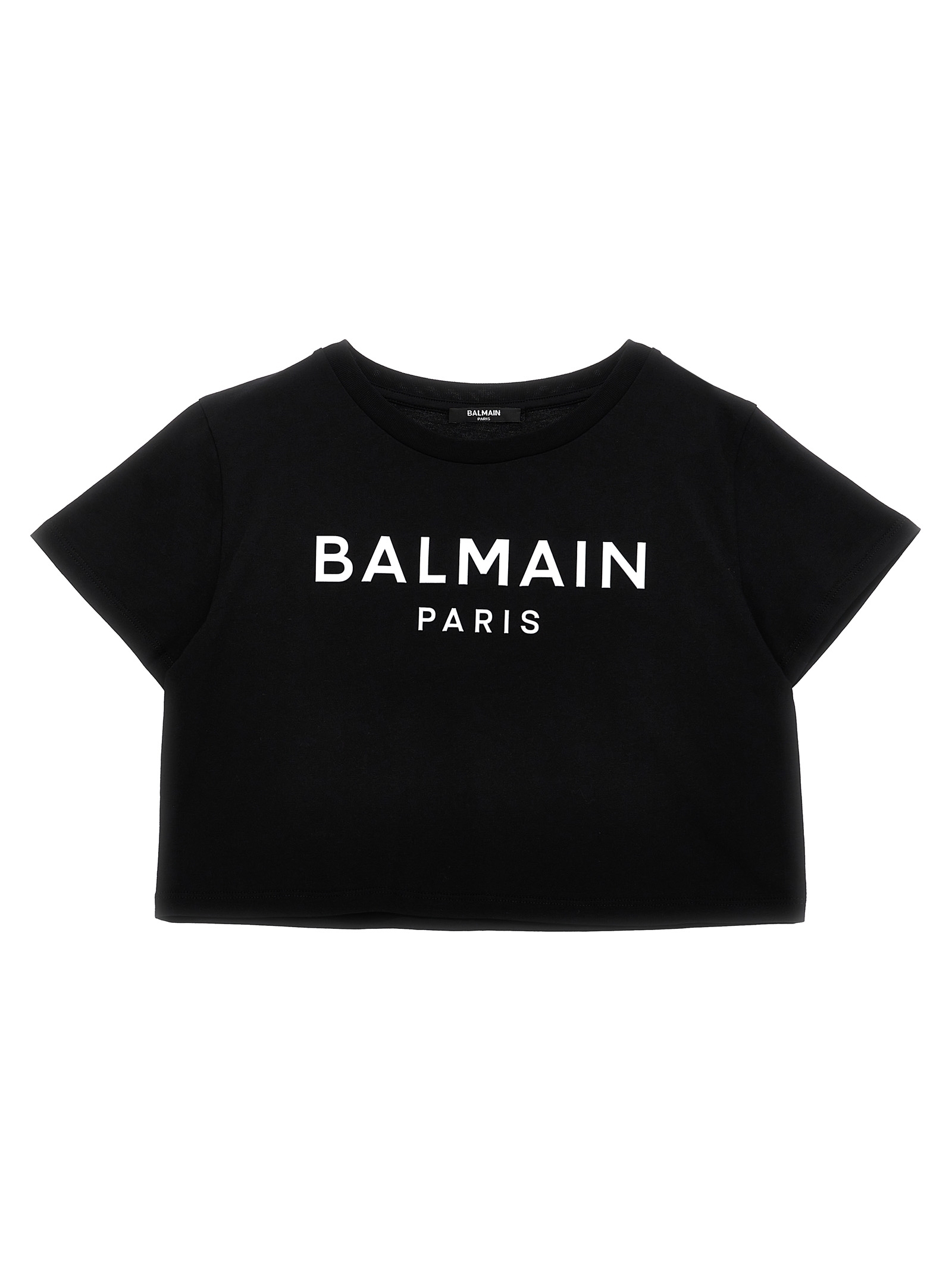 子供用コスチューム・着ぐるみ BALMAIN KIDS Embossed logo t-shirt White/Black