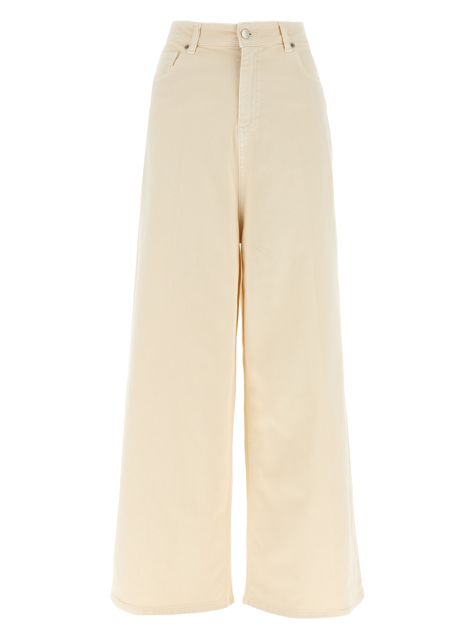 デニム・ジーパン NUDE Wide leg jeans Beige