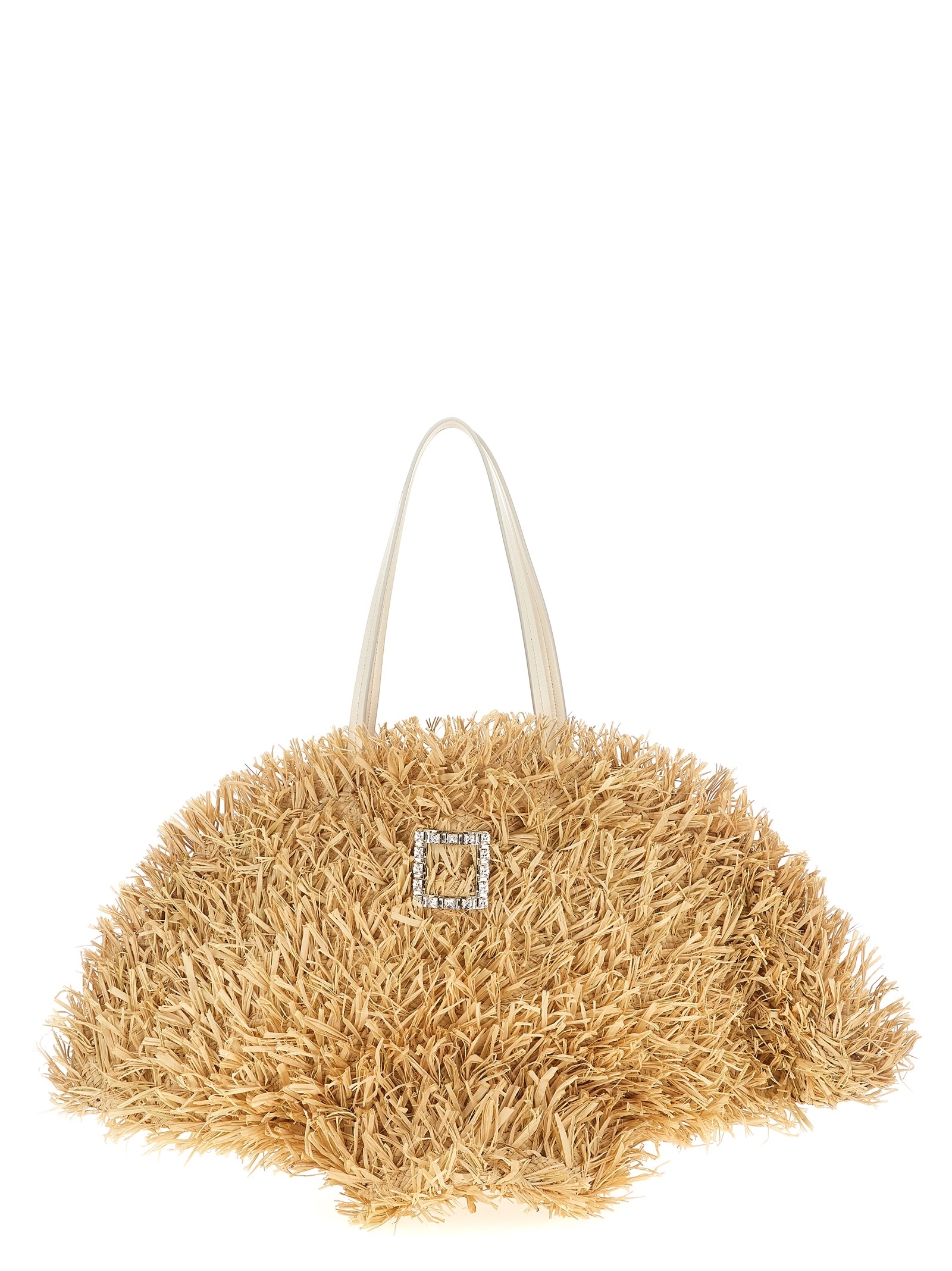 トートバッグ ROGER VIVIER 'Tres Vivier Panier Large' shopping bag Beige