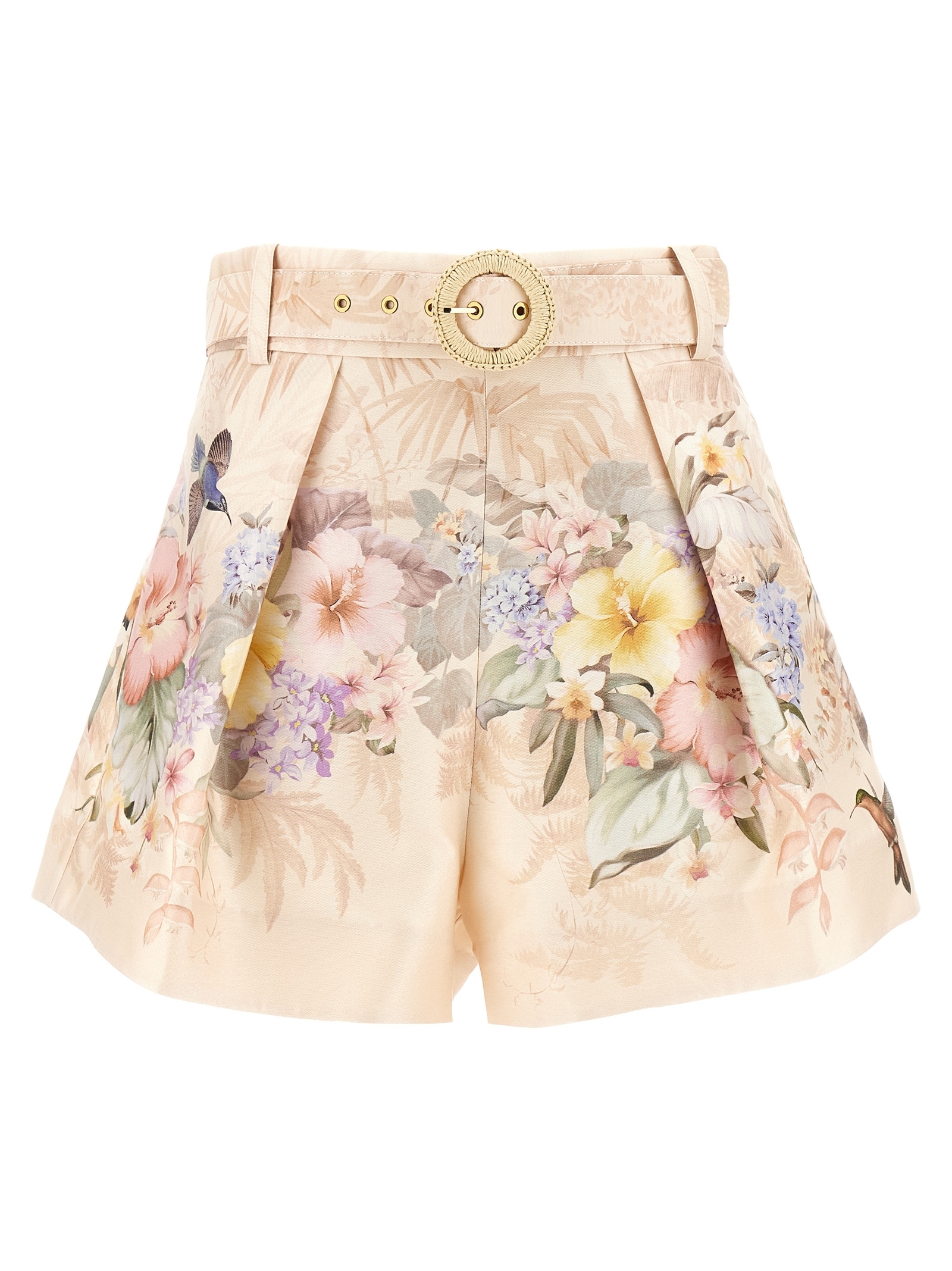 ショートパンツ ZIMMERMANN 'Illuminate Tuck' shorts Pink