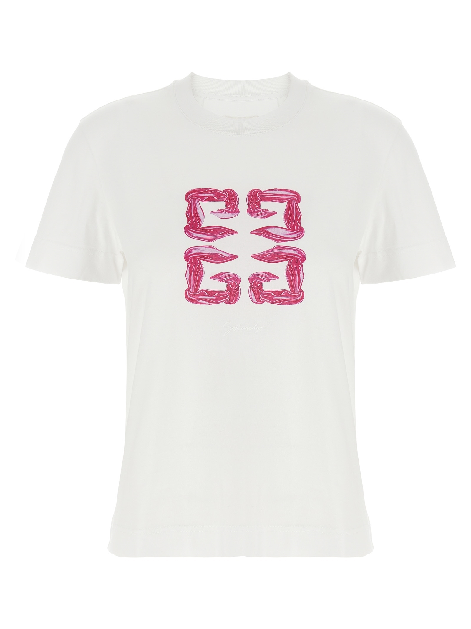 Tシャツ・カットソー GIVENCHY Embroidery t-shirt White