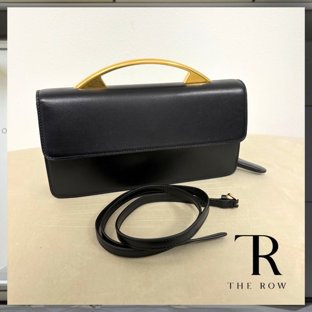 【公式在庫なし！入手困難】TheRow ニア ブラック レザーバッグ