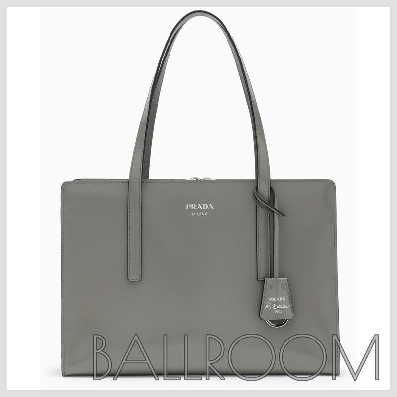 バッグ・カバンその他 PRADA MARBLE BRUSHED LEATHERRE-EDITION 1995 MEDIUM BAG