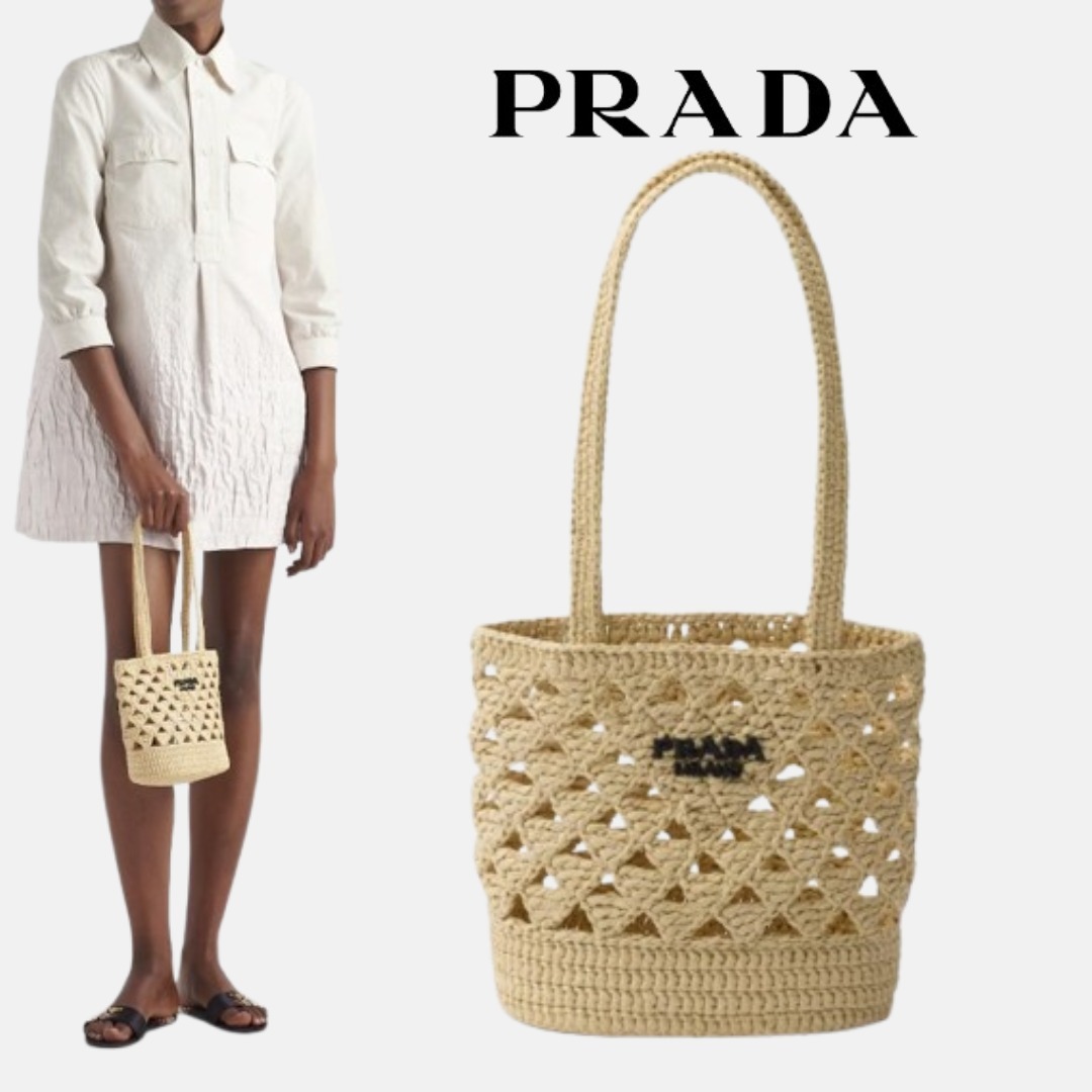 【PRADA】クロシェ トートバッグ◆関税・送料込◆
