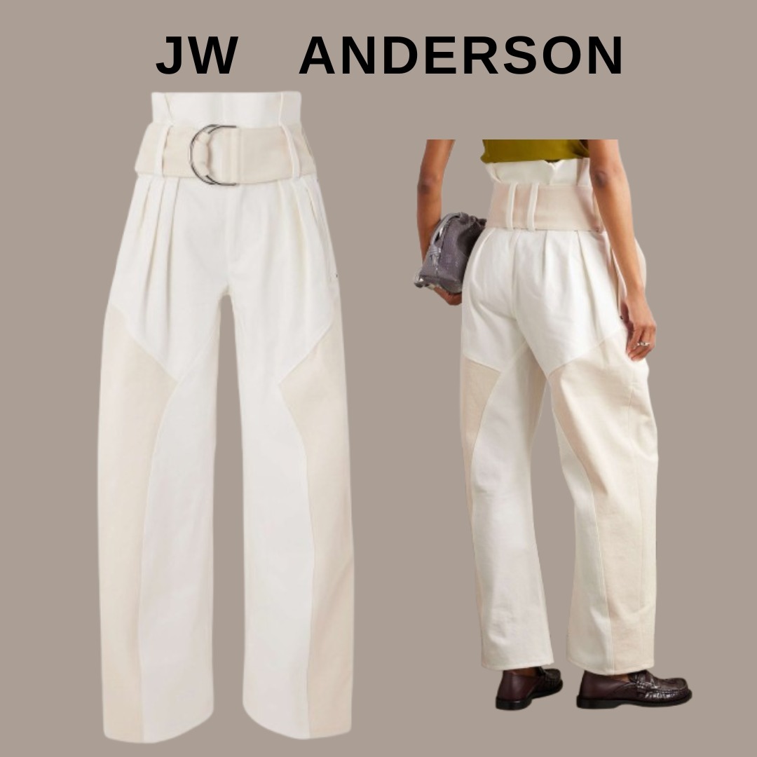 JW ANDERSON ツートーン ワイドパンツ【関税なし】
