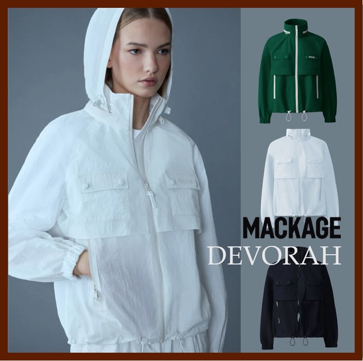 【Mackage】レディース 収納フード付き ライトアウター DEVORAH