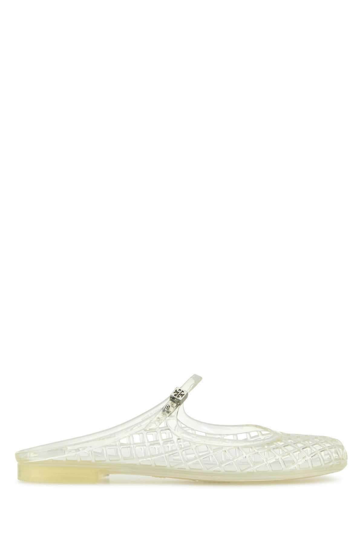 【関税&送料込】Tory Burch Transparent Rubber Mellow Slipper