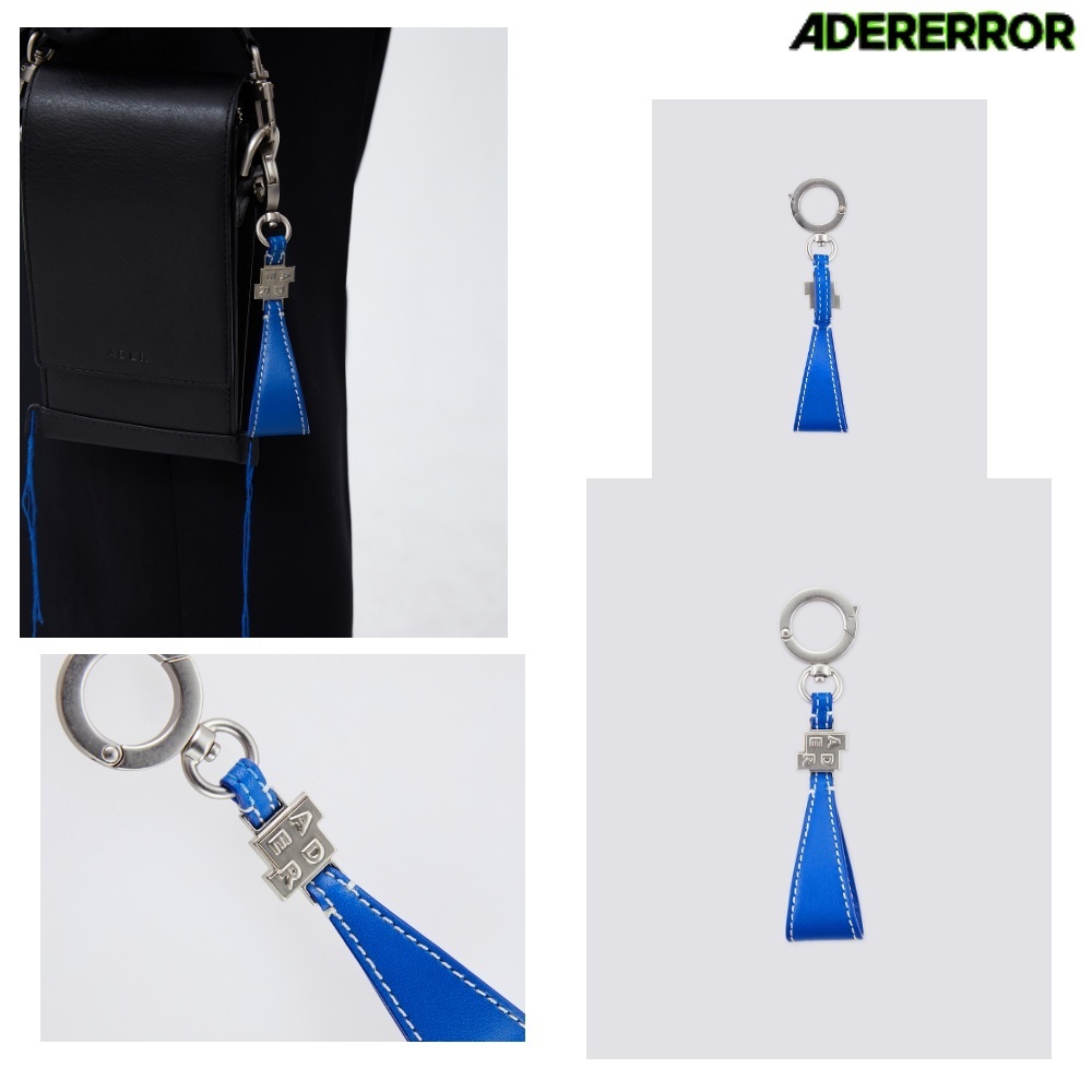 【ADERERROR】TRS ROPE KEY RING BLUE ★男女共用