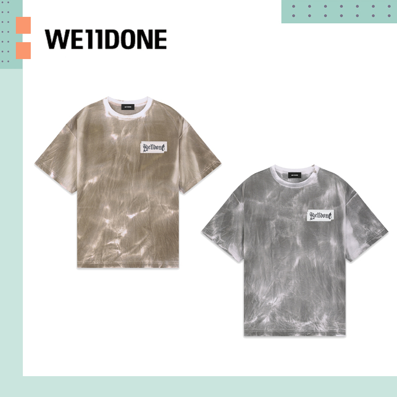 We11Done ♥ Mud Dying T-Shirt/追跡付