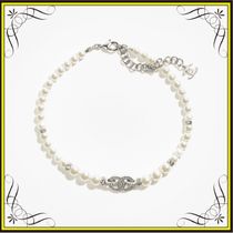 【CHANEL】シャネル チョーカー ネックレス パール CCロゴ