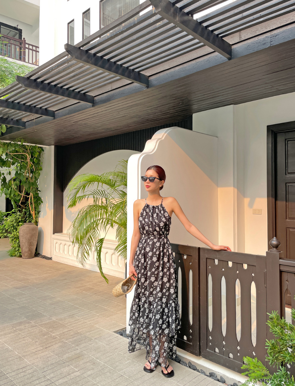 《韓国 MAYBEACH》Fly Evening Dress リゾートワンピース旅行