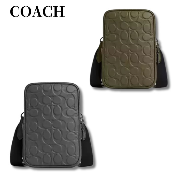 上質レザー【COACH】クロスボディバッグ スマホショルダー