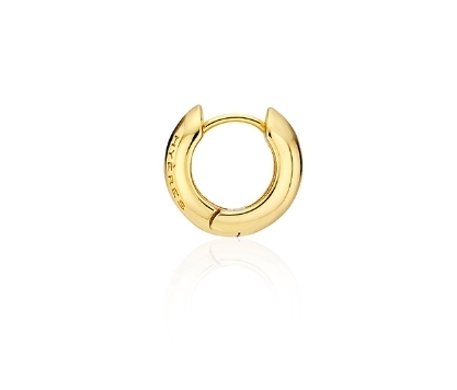 HYERES LOR】25SS☆ Champagne Full Moon SIL 1Touch Earrings
