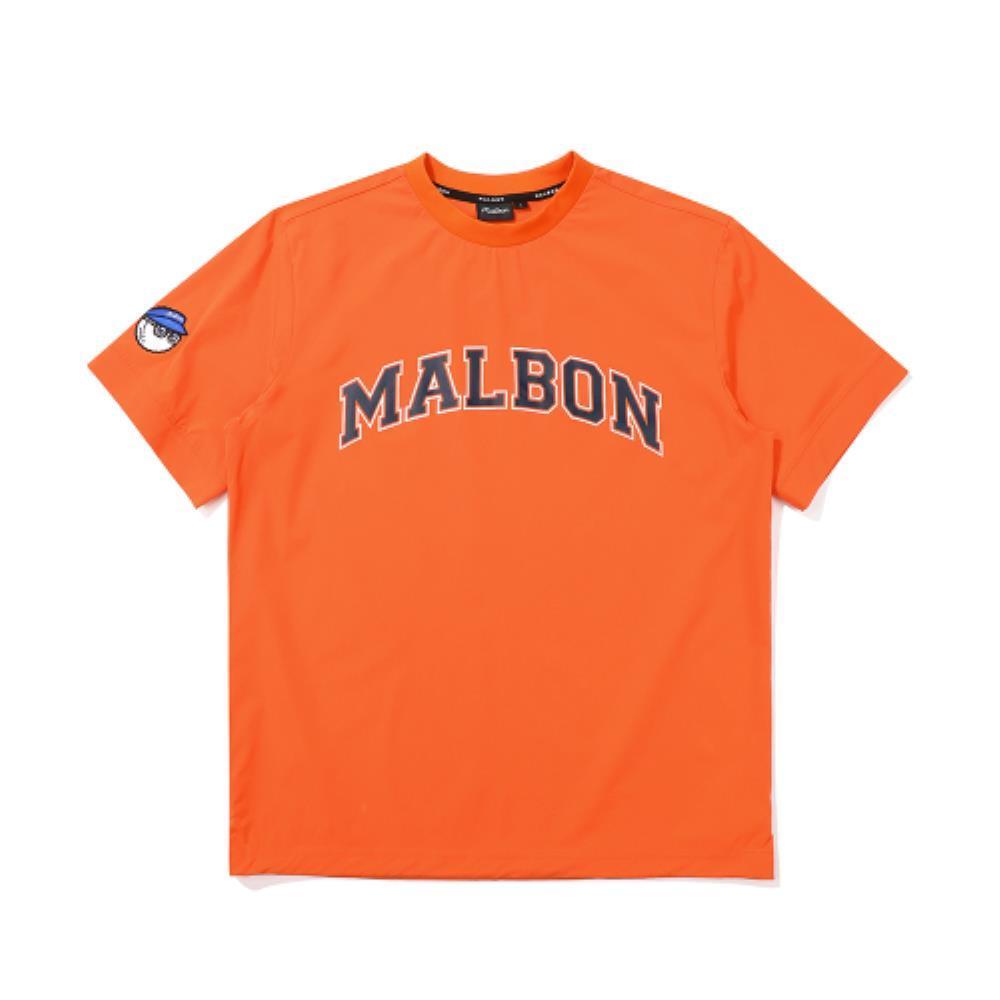Tシャツ・カットソー Malbon Golf Malbon Script Woven Piste ORANGE M4223PPI81ORG