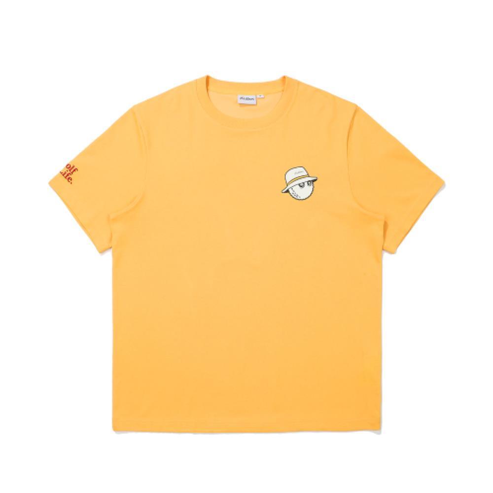 Tシャツ・カットソー Malbon Golf Malbon Script Uni Round T-Shirt YELLOW M5123PRS0