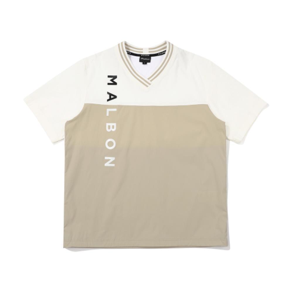Tシャツ・カットソー Malbon Golf Lightweight Woven Piste BEIGE MAN M4221PPI22BEI