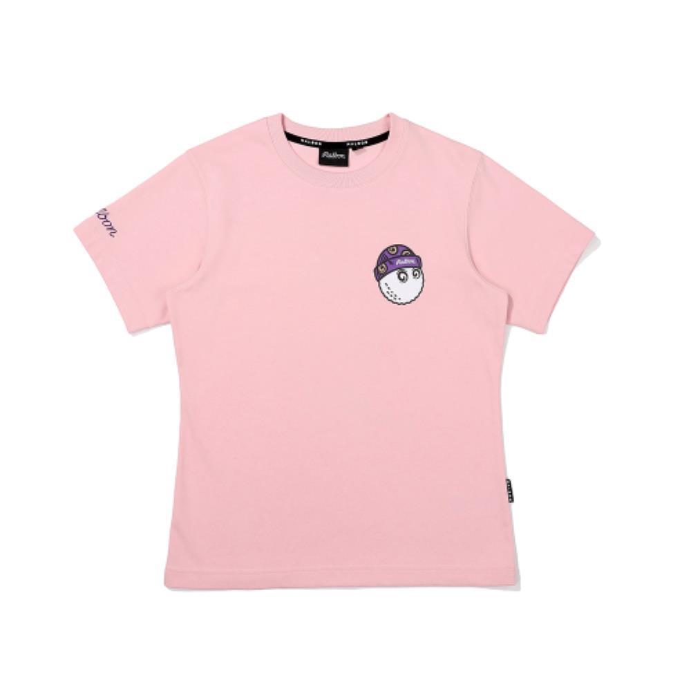 Tシャツ・カットソー Malbon Golf Wiz Collection Short Sleeve T-Shirt PINK M3323PR