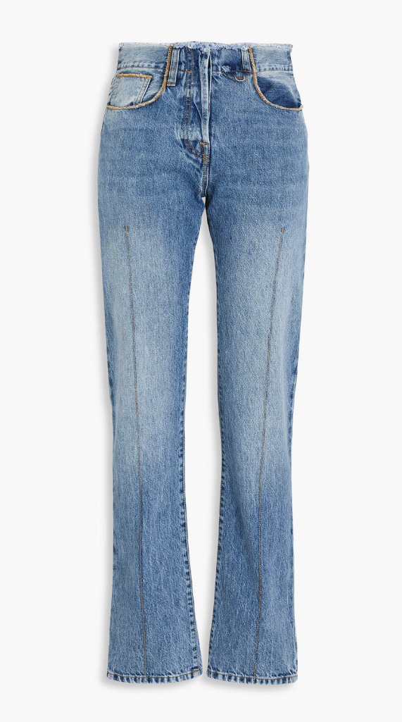 *JACQUEMUS* ダメージ加工ストレートデニムパンツ ジーンズ