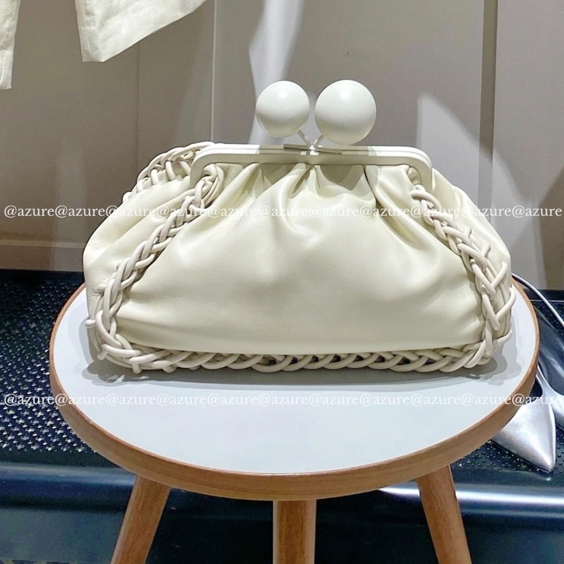 直営♪Weekend Max Mara ナッパレザー ミディアム LECITOPV