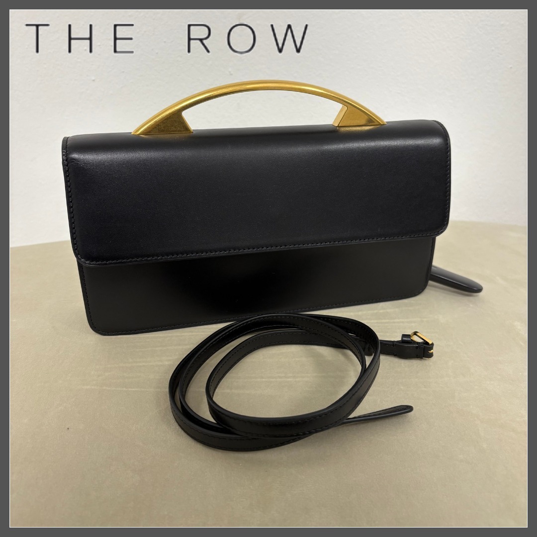 【THEROW】入手困難☆ ニア ブラック レザーバッグ