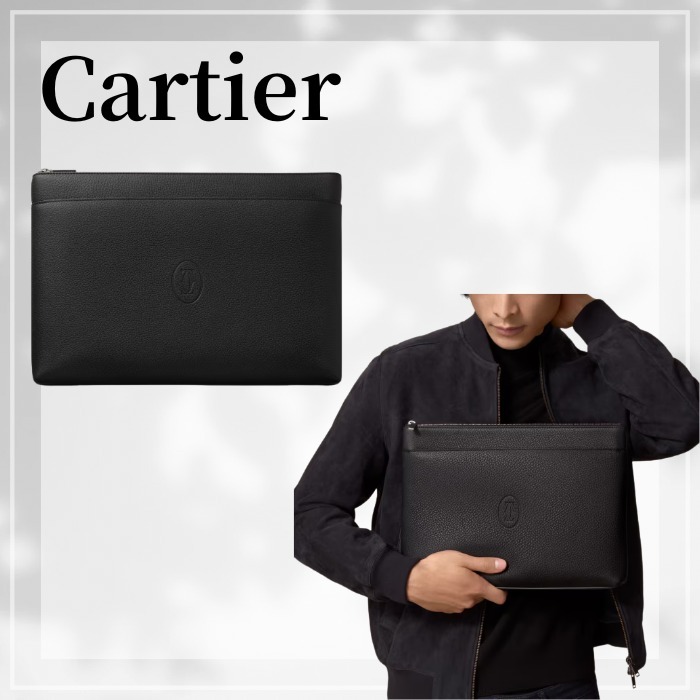 Cartier マスト ドゥ カルティエ ポーチ GM ブラック